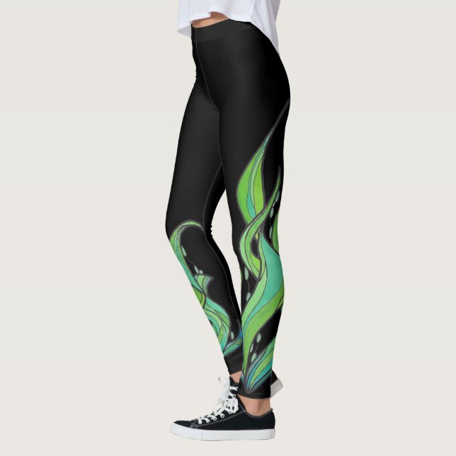 Leggings Guêtres noires de Wreckleaf (Gauche)