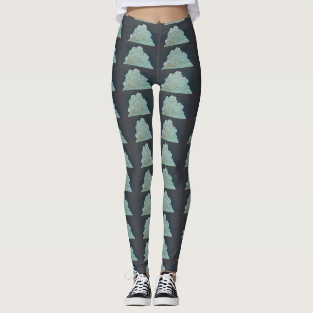 Leggings Guêtres nuageuses (Devant)