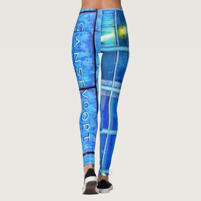 Leggings Guêtres perdues d'infrastructure (Dos)