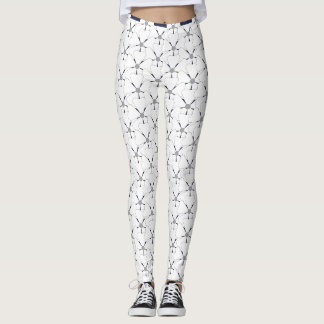 Leggings Guêtres peu communes blanches
