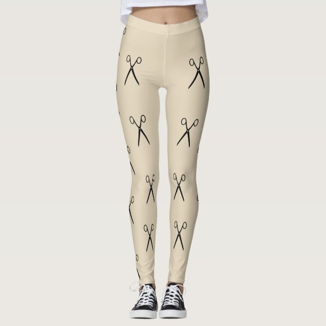 Leggings Guêtres pour le coiffeur (Devant)