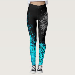 Leggings Guêtres psychédéliques de colorant de cravate de
