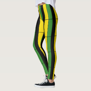 Leggings Guêtres rayées jamaïcaines