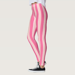 Leggings Guêtres rayées roses