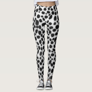 Leggings Guêtres réalistes d'impression de Dalmation