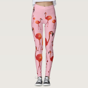 Leggings Guêtres roses de Flamants roses