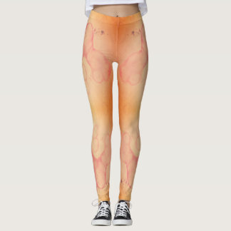 Leggings Guêtres sales de tache d'encre de tache de