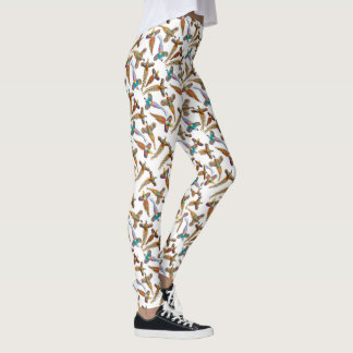 Leggings Guêtres sauvages volantes de faisans