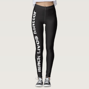 Leggings Guêtres simples de matière noire des vies