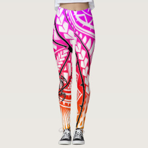 Leggings Guêtres tribales hawaïennes