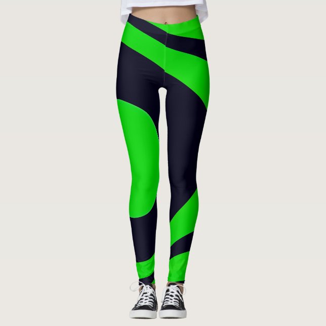 Leggings Guêtres vertes d'Oceana (Devant)