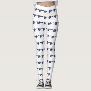 Leggings Guitare du drapeau électrique du Nevada