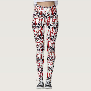 Leggings Guitare - Union Jack British England Drapeau du Ro