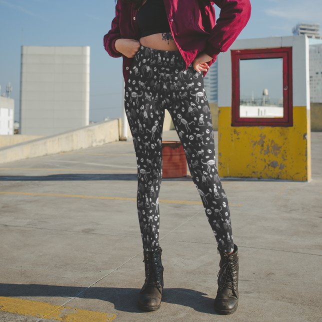 Leggings Halloween Bats d'animaux Chiens Chats Araignées Sk (Créateur téléchargé)