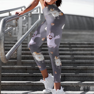 Leggings Halloween Chouettes Fantômes Éffrayants mignonne M