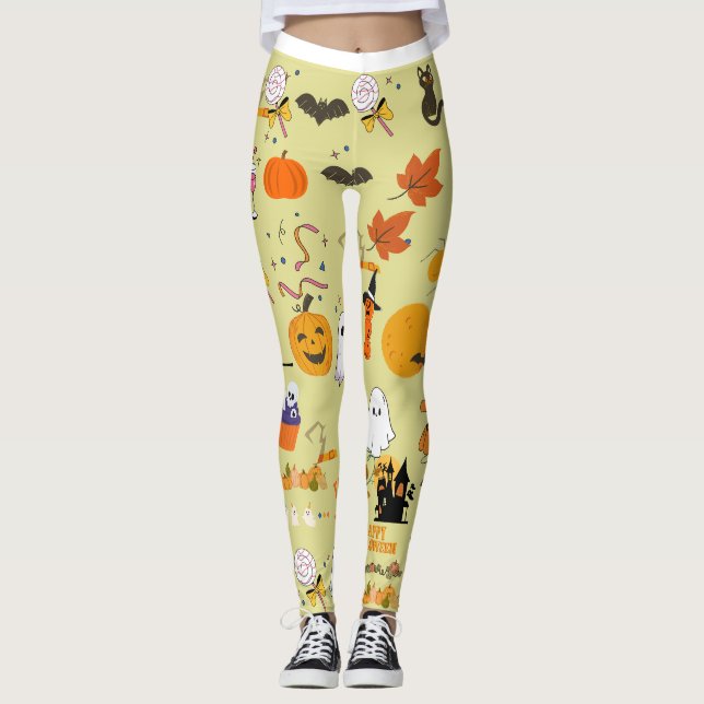 Leggings Halloween fantaisie (Devant)