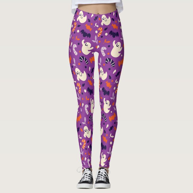 Leggings Halloween fantômes Spooktaculaire (Devant)