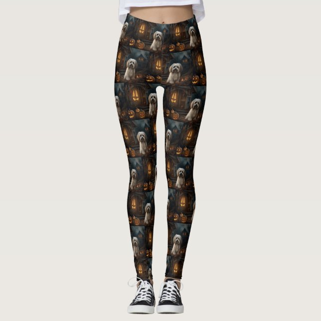 Leggings Halloween Havanais effraie (Devant)