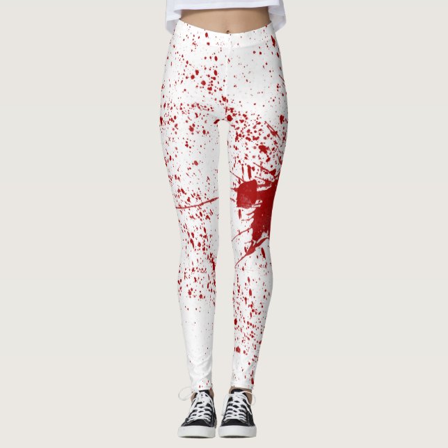 Leggings Halloween hémorragique (Devant)