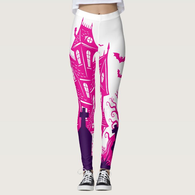 Leggings : HALLOWEEN House #3 (Front)