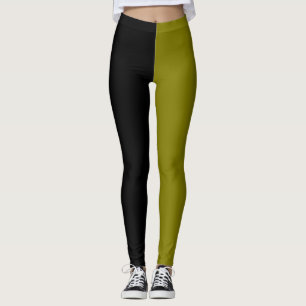 Leggings Halloween Monochrome demi-noir mi-vert Brown Hallo