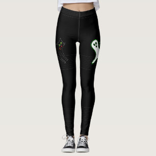 Leggings Halloween Party Éffrayant effraction Chat mou Fant