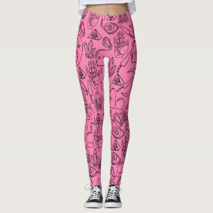 Leggings Halloween rose