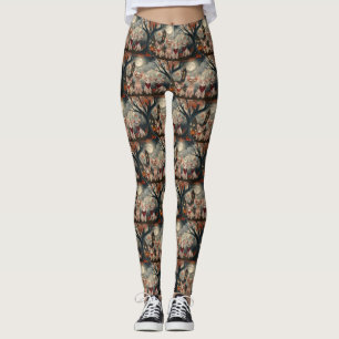 Leggings Halloween sphynx chats Éffrayant