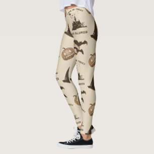 Leggings Halloween vintage