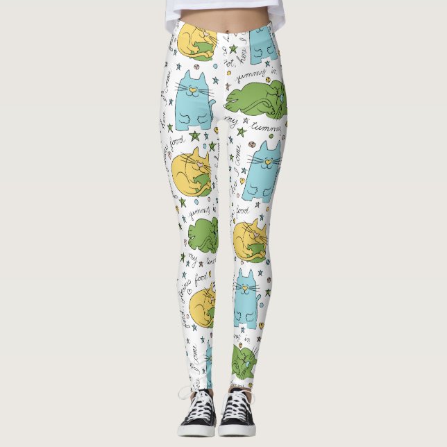 Leggings Happy Kitties (Front)