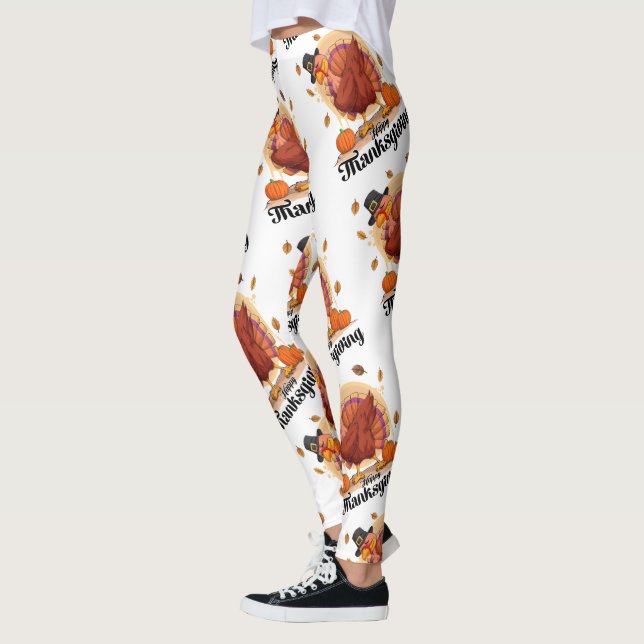Leggings Happy Thanksgiving (Gauche)