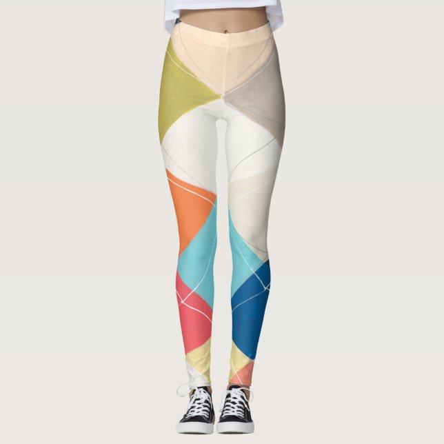Leggings Harlequin Hopscotch - Motif Jacquard (Devant)