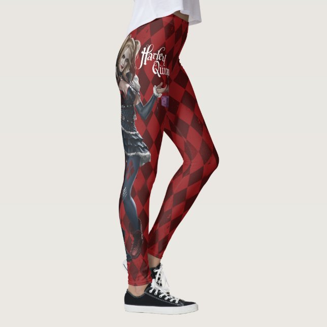 Leggings Harley Quinn Avec Dice Fuzzy (Droite)