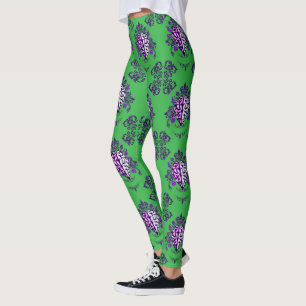 Leggings Harmonie mentale - Fusion de cerveau-coeur ornemen