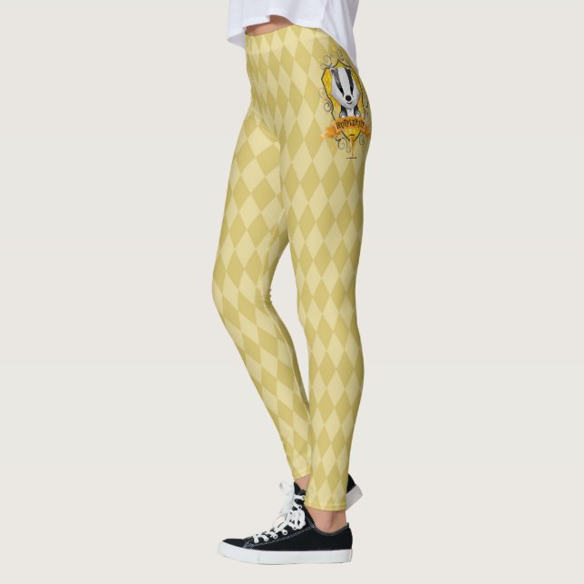 Leggings Harry Potter | Charme HUFFLEPUFF™ Crest (Gauche)