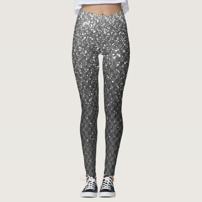 LEGGINGS HAUTEUR DE NEIGE IMPRIMÉE LA NUIT (Devant)