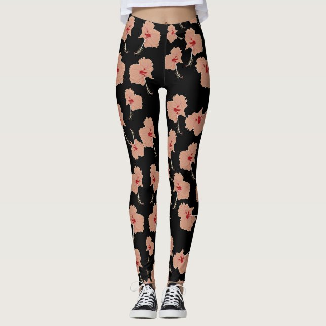 Leggings Hawaï Flowers (Devant)