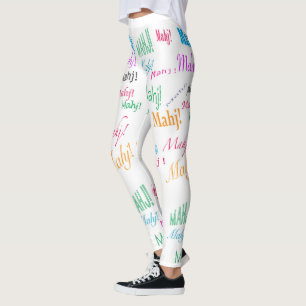 Leggings Heure-milliampère Jongg MAHJ ! guêtres