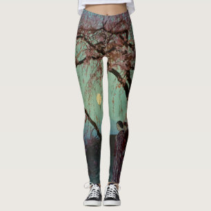 LEGGINGS HEUREUSES FEMMES SOUS PLEINE LUNE