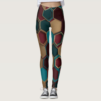 Leggings Hexagon patern