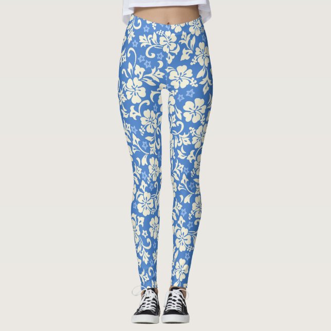 Leggings Hibiscus hawaïens de Kapalua Pareau (Devant)