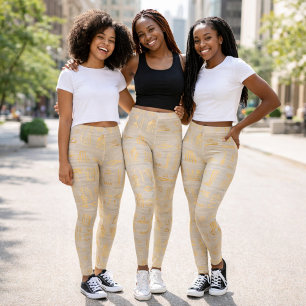 Leggings Hiéroglyphes égyptiens