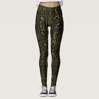 Leggings Hiéroglyphes Egyptologie symboles de l'Egypte anci