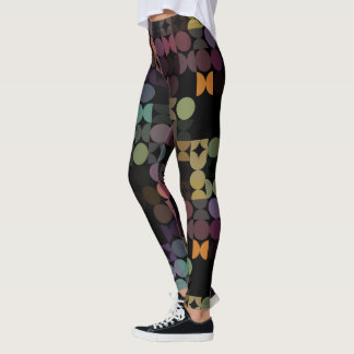 Leggings Hip demi-cercles Abstraits Fusion industrielle Art
