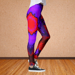 Leggings hippies psychédéliques