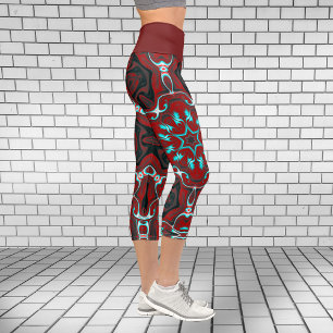 Leggings hippies psychédéliques