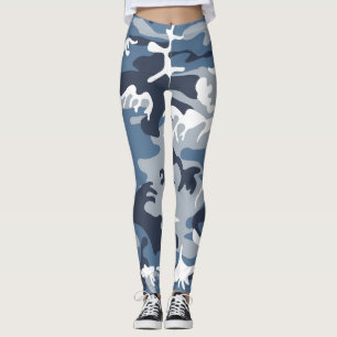 Leggings Hiver Camouflage bleu neige, Militaire, Armée