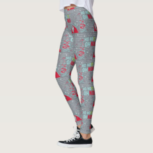 Leggings Ho Ho Oh Non   Père Noël
