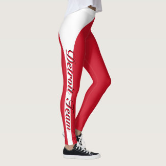 Leggings Hockey - Detroit - customisez-le - yoga