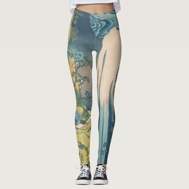 Leggings Hokusai Amida Cascade Japon (Devant)